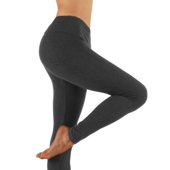 Highwaisted Breathable Cotton Leggings - Picture 2 of 4